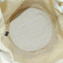 PRADA Wicker Shoulder Bag Rattan 2way Beige Gold Auth 181615V-9