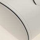 PRADA Shoulder Bag Leather White Auth 181616SM-16
