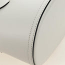 PRADA Shoulder Bag Leather White Auth 181616SM-17