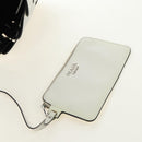 PRADA Shoulder Bag Leather White Auth 181616SM-20