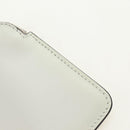 PRADA Shoulder Bag Leather White Auth 181616SM-23
