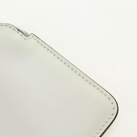 PRADA Shoulder Bag Leather White Auth 181616SM
