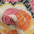 FENDI Zucchino Canvas Tote Bag Multicolor Gold Auth 181617SAV-15