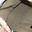 FENDI Zucchino Canvas Tote Bag Multicolor Gold Auth 181617SAV-10
