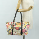 FENDI Zucchino Canvas Tote Bag Multicolor Gold Auth 181617SAV-24