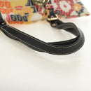 FENDI Zucchino Canvas Tote Bag Multicolor Gold Auth 181617SAV-7