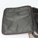 GUCCI GG Supreme Suitcase PVC Beige Silver 101678 Auth 181625A-18