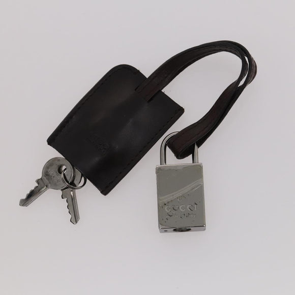 GUCCI GG Supreme Koffer PVC Beige Silber 101678 Original 181625A