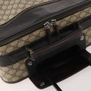 GUCCI GG Supreme Suitcase PVC Beige Silver 101678 Auth 181625A-9