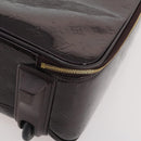 LOUIS VUITTON Monogram Vernis Pegas 45 Suitcase Amarante M91277 LV Auth 181626A-16