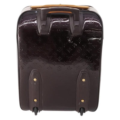 LOUIS VUITTON Monogram Vernis Pegas 45 Suitcase Amarante M91277 LV Auth 181626A - 0