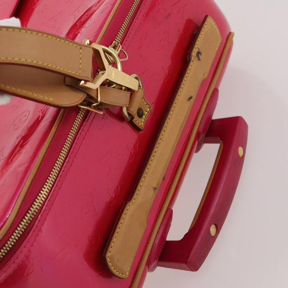 LOUIS VUITTON Monogram Vernis Pegas 55 Suitcase Fuchsia Pink M41226 Auth 181628A