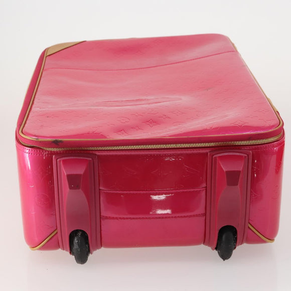 LOUIS VUITTON Monogram Vernis Pegas 55 Suitcase Fuchsia Pink M41226 Auth 181628A