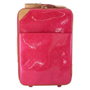 LOUIS VUITTON Monogram Vernis Pegas 55 Suitcase Fuchsia Pink M41226 Auth 181628A-13