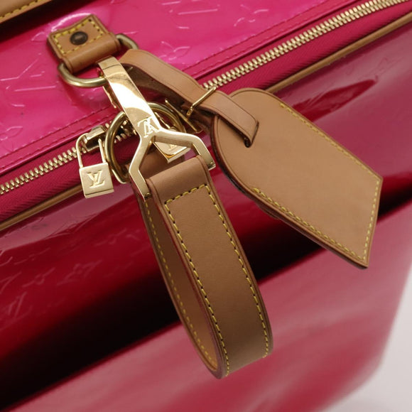LOUIS VUITTON Monogram Vernis Pegas 55 Suitcase Fuchsia Pink M41226 Auth 181628A