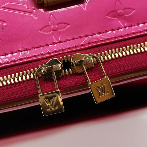 LOUIS VUITTON Monogram Vernis Pegas 55 Suitcase Fuchsia Pink M41226 Auth 181628A