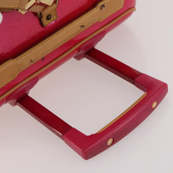 LOUIS VUITTON Monogram Vernis Pegas 55 Suitcase Fuchsia Pink M41226 Auth 181628A