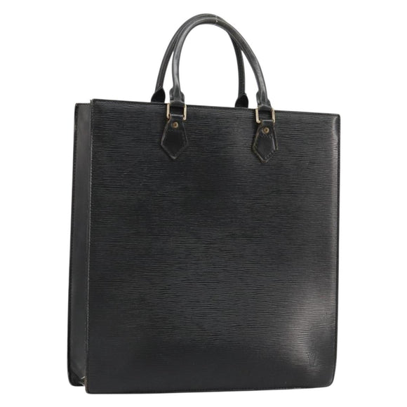 LOUIS VUITTON Epi Sac Plat Hand Bag Black M59082 LV Auth 181634