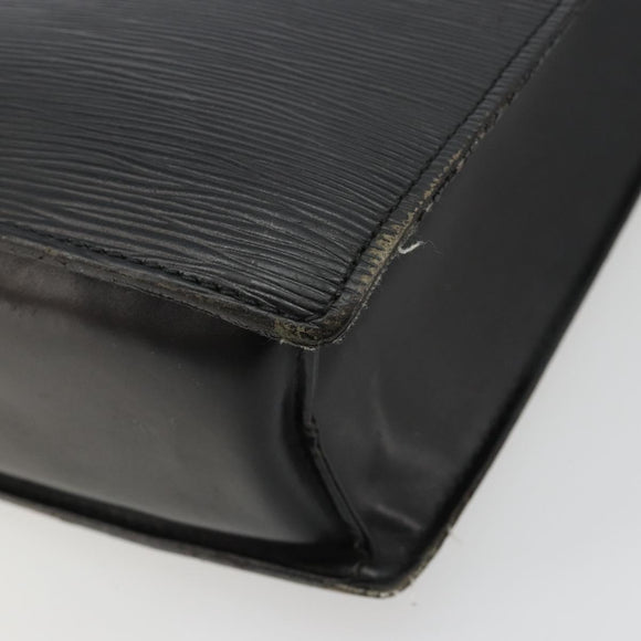 LOUIS VUITTON Epi Sac Plat Hand Bag Black M59082 LV Auth 181634