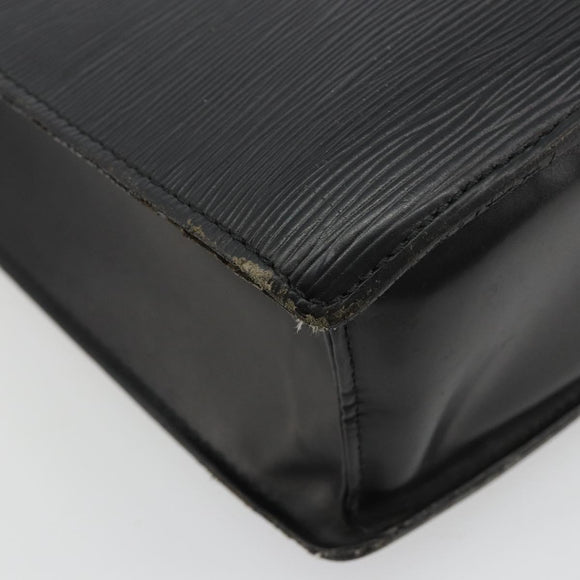 LOUIS VUITTON Epi Sac Plat Hand Bag Black M59082 LV Auth 181634