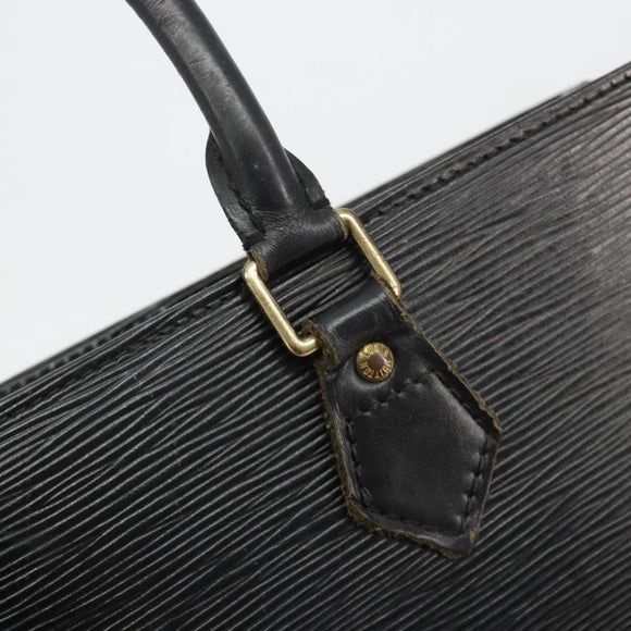 LOUIS VUITTON Epi Sac Plat Hand Bag Black M59082 LV Auth 181634
