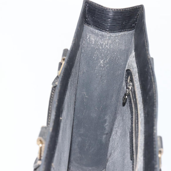 LOUIS VUITTON Epi Sac Plat Hand Bag Black M59082 LV Auth 181634