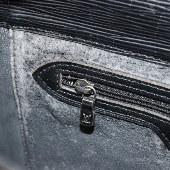 LOUIS VUITTON Epi Sac Plat Hand Bag Black M59082 LV Auth 181634