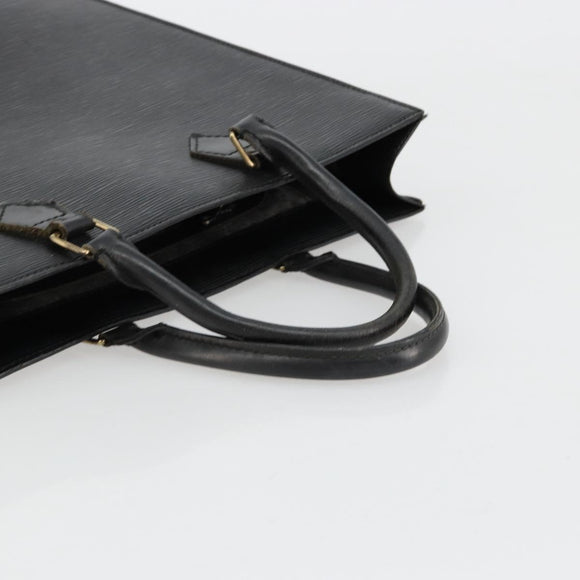 LOUIS VUITTON Epi Sac Plat Hand Bag Black M59082 LV Auth 181634