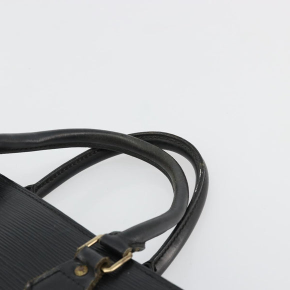 LOUIS VUITTON Epi Sac Plat Hand Bag Black M59082 LV Auth 181634