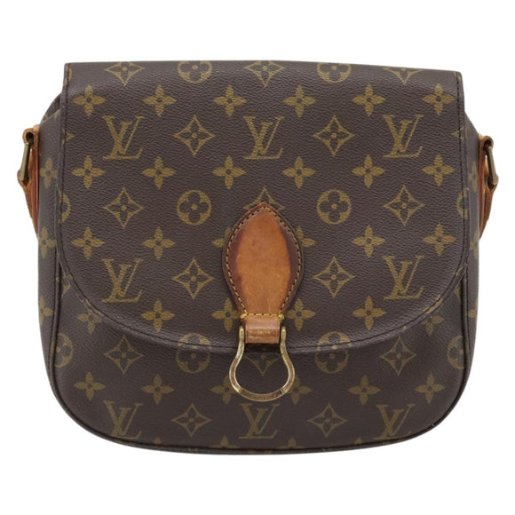 LOUIS VUITTON Monogram Saint Cloud GM Shoulder Bag M51242 LV Auth 181635