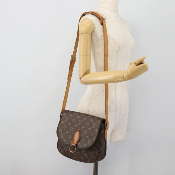LOUIS VUITTON Monogram Saint Cloud GM Shoulder Bag M51242 LV Auth 181635