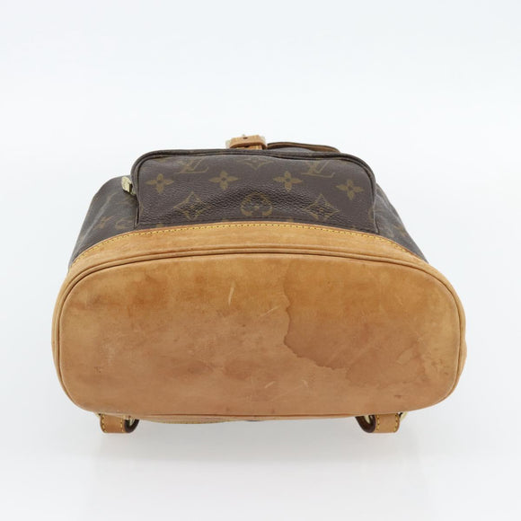LOUIS VUITTON Monogram Montsouris MM Rucksack M51136 LV Auth 181638