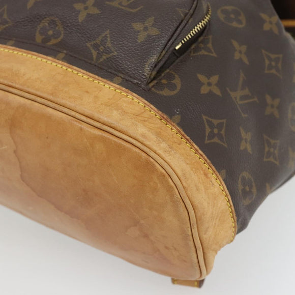 LOUIS VUITTON Monogram Montsouris MM Rucksack M51136 LV Auth 181638