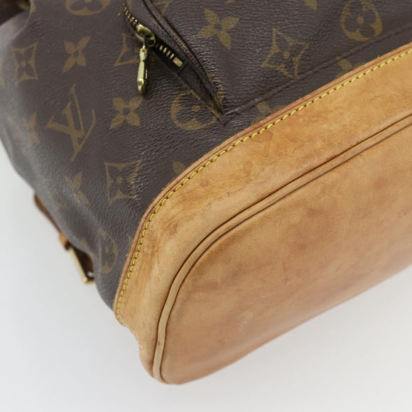 LOUIS VUITTON Monogram Montsouris MM Rucksack M51136 LV Auth 181638