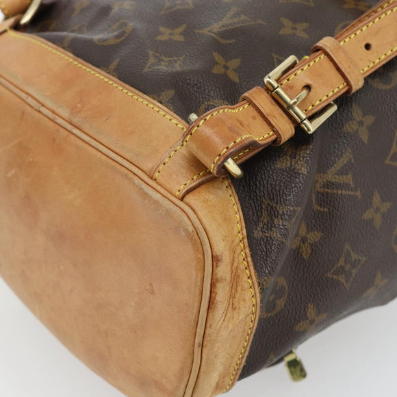 LOUIS VUITTON Monogram Montsouris MM Rucksack M51136 LV Auth 181638