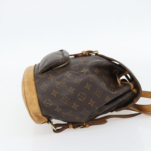 LOUIS VUITTON Monogram Montsouris MM Rucksack M51136 LV Auth 181638