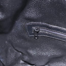 CELINE Macadam Canvas Shoulder Bag PVC Black Gold Auth 181639V-24