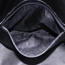 CELINE Macadam Canvas Shoulder Bag PVC Black Gold Auth 181639V-25