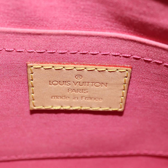 LOUIS VUITTON Monogram Vernis Minna Street Roze Framboos M9146F Auth 181651V