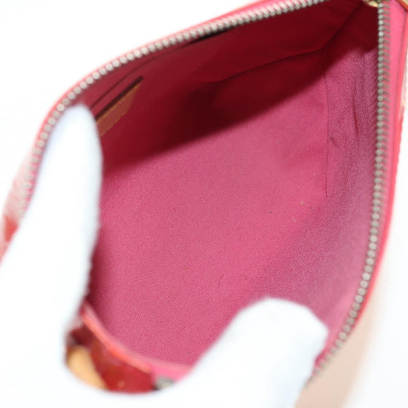 LOUIS VUITTON Monogram Vernis Minna Street Roze Framboos M9146F Auth 181651V