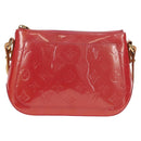 LOUIS VUITTON Monogram Vernis Minna Street Roze Framboos M9146F Auth 181651V-13