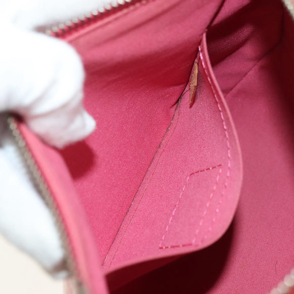 LOUIS VUITTON Monogram Vernis Minna Street Roze Framboos M9146F Auth 181651V