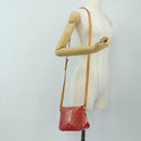 LOUIS VUITTON Monogram Vernis Minna Street Roze Framboos M9146F Auth 181651V-25