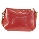 LOUIS VUITTON Monogram Vernis Minna Street Roze Framboos M9146F Auth 181651V-2
