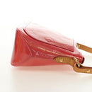 LOUIS VUITTON Monogram Vernis Minna Street Roze Framboos M9146F Auth 181651V-4