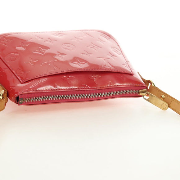 LOUIS VUITTON Monogram Vernis Minna Street Roze Framboos M9146F Auth 181651V