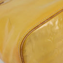LOUIS VUITTON Monogram Vernis Houston Hand Bag Gris M91053 LV Auth 181652-11