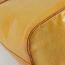 LOUIS VUITTON Monogram Vernis Houston Hand Bag Gris M91053 LV Auth 181652-13