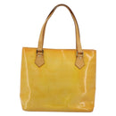 LOUIS VUITTON Monogram Vernis Houston Hand Bag Gris M91053 LV Auth 181652-2