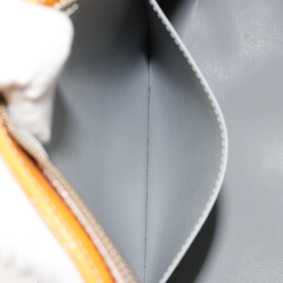 LOUIS VUITTON Monogram Vernis Houston Hand Bag Gris M91053 LV Auth 181652